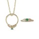 Birthstone Ring Pendant - by Coleman