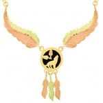 Wolf Dream Catcher Necklace - by Gold Diggers