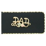 Gold Dad Money Clip - By Stamper