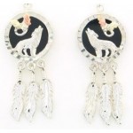 Wolf Dream Catcher Earrings - by Gold Diggers