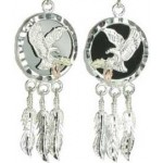 Eagle Dream Catcher Earrings - by Gold Diggers