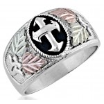 Men's Cross Ring  by Mt Rushmore