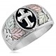 Men's Cross Ring  by Mt Rushmore