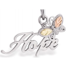 Butterfly Hope Pendant -  Mt Rushmore Gold