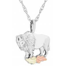 Buffalo Pendant -  Mt Rushmore Gold