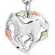 Horse Silhouette Pendant - By Mt Rushmore