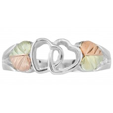 Double Heart Ladies' Ring - by Coleman