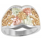 Gold on Silver Ladies' Ring - by Coleman