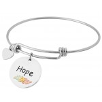 Hope Charm Wire Bracelets - by Landstrom's
