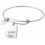 Love Charm Wire Bracelets - by Landstrom's