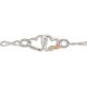 4 Double Heart Group Ankle Bracelet - by Landstrom's