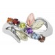 Mother's Ring with 1 to 6 Genuine Birthstones - by Landstrom's