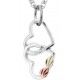 Double Heart Pendant - by Landstrom's