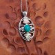 Genuine Turquoise Pendant -  by Landstroms