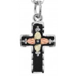 Antiqued Cross Pendant - by Landstrom's