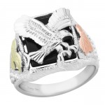 Genuine Onyx Men's Ring - by Mt Rushmore