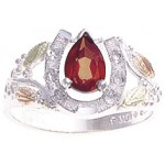 Horseshoe Birthstone Ladies' Ring - by Landstrom's