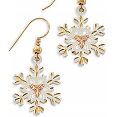Snowflake Powder Coat Earrings - by Landstrom's