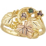 Mothers Ring with 1 to 6 Genuine Birthstones - by Mt Rushmore
