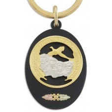 Lazer Cut South Dakota Quarter Key Chain by Landstrom's