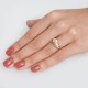 Genuine 3pt Diamond Ladies' Ring - By Mt Rushmore
