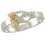 Double Heart Ladies' Ring -  by Landstrom's