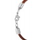 Tree Bracelet with Brown Leather - by Landstroms