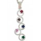 Mother's Pendant with 1 to 5 Genuine Birthstones by Landstrom's