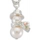 Pearl Snowman Pendant - by Landstrom's
