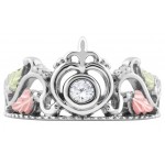 Tiara with CZ Stone Ladies' Ring - By Mt Rushmore