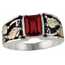 All Birthstones Available - Men's Ring - By Mt Rushmore