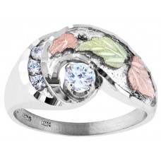 CZ Stone Engagement Ring/Ladies Ring  - by Mt Rushmore