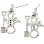 Snowman Earrings - by Landstrom's