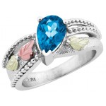 Swiss Blue Topaz Ladies' Ring -  by Landstrom's