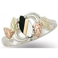 Mother of Pearl/Onyx - Ladies' Ring by Landstrom's