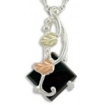 Black Onyx Pendant - by Landstrom's