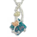 Blue Opal Pendant - by Landstrom's