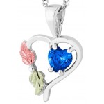 Heart with Multiple Stone Options & All Birthstones - by Landstrom's