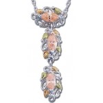 Pink CZ Pendant - by Landstrom's