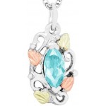 Aquamarine Pendant - by Landstrom's