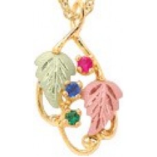 Mother's Pendant with 1-7 Genuine Birthstones - by Mt Rushmore