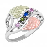 Mothers Ring with 1 to 6 Genuine Birthstones - by Mt Rushmore