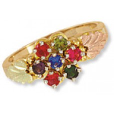 Mother's Ring with 7 to 12 Genuine Birthstones - by Landstrom's