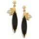 Genuine Black Onyx Earrings - by Landstrom's