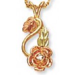 Rose w/ Genuine Diamond Accent - by Landstrom's