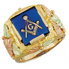 Masonic Ring with Multiple Stone Options - by Landstrom's