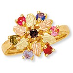 Mother's Ring with 1 to 7 Genuine Birthstones - by Landstrom's