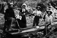 Panning for black hills gold